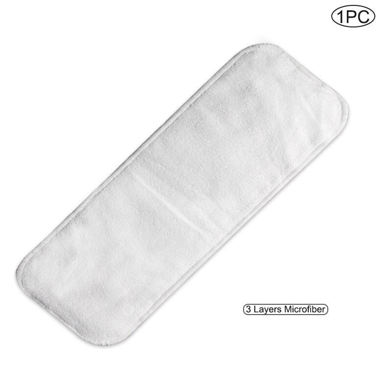 3 Layers Microfiber White