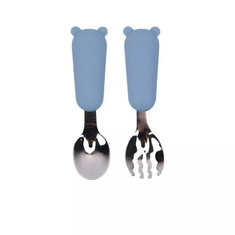 Spoon & Fork Blue